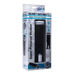   Master-Bot - aukštyn ir žemyn judantis minkštas dygliuotas masturbatorius (juodas)