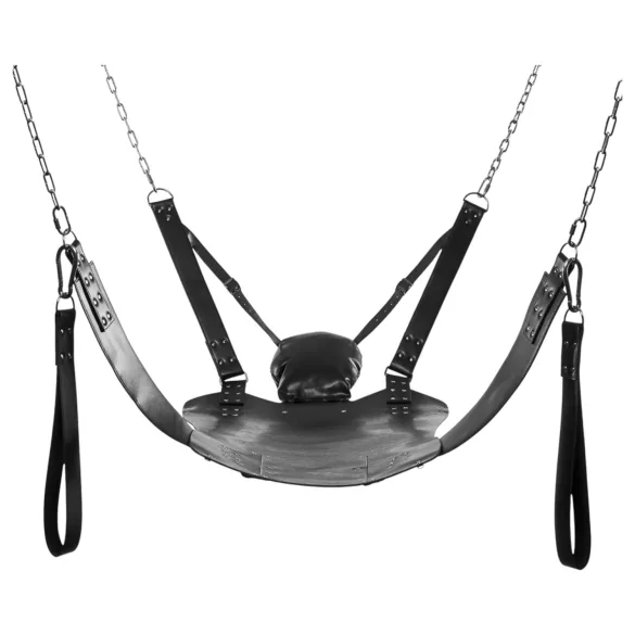 XR Brands - Sekso sūpynės su stovu (juoda)