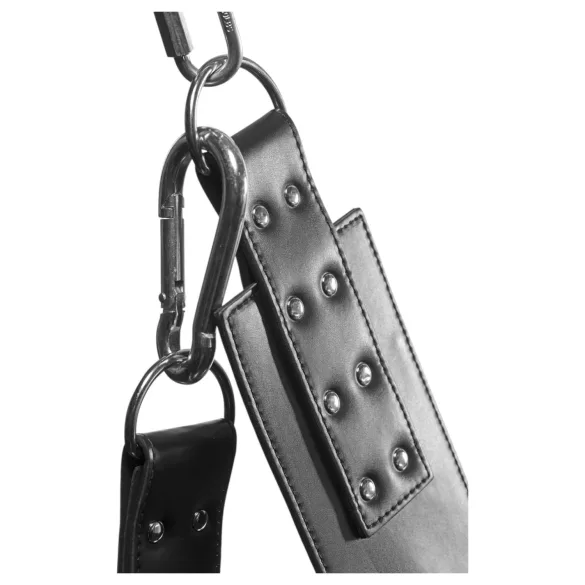 XR Brands - Sekso sūpynės su stovu (juoda)