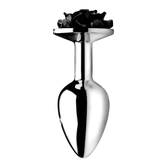 Booty Sparks Black Rose - analinis kaištis iš aliuminio - sidabrinis juodas