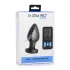 XR Brands - Zeus - radijo bangomis valdomas E-Stim analinis vibratorius (juodas)