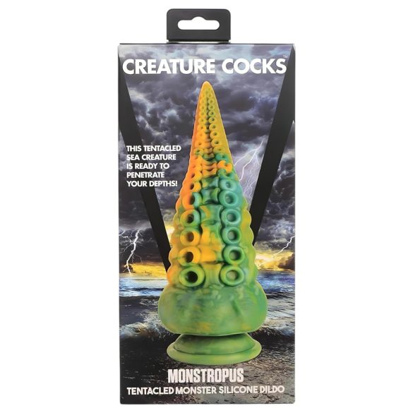 Creature Cocks Monstropus - dildo - 22 cm - geltona
