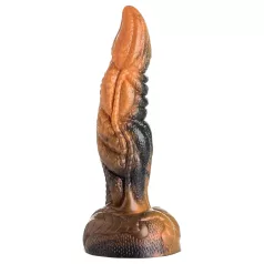   Creature Cocks Ravager - tekstūruotas silikoninis dildo - 20 cm oranžinis