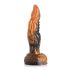 Creature Cocks Ravager - tekstūrinis silikoninis dildo - 20 cm (oranžinis)