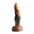 Creature Cocks Ravager - tekstūrinis silikoninis dildo - 20 cm (oranžinis)