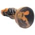 Creature Cocks Ravager - tekstūrinis silikoninis dildo - 20 cm (oranžinis)