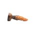Creature Cocks Ravager - tekstūrinis silikoninis dildo - 20 cm (oranžinis)