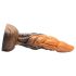 Creature Cocks Ravager - tekstūruotas silikoninis dildo - 20 cm oranžinis