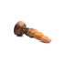 Creature Cocks Ravager - tekstūrinis silikoninis dildo - 20 cm (oranžinis)