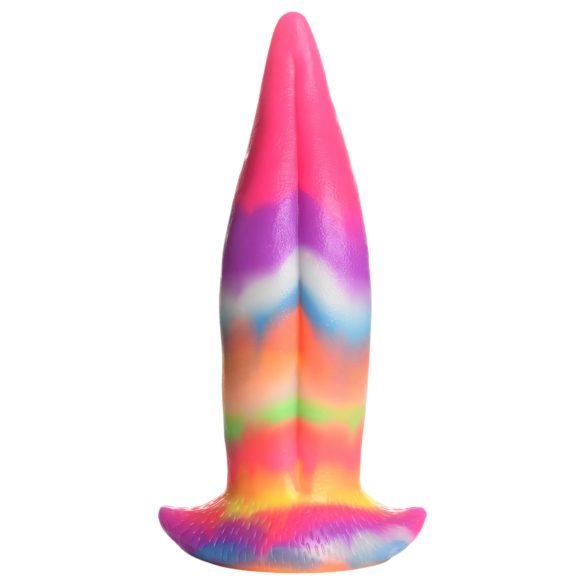 Švytintis silikoninis liežuvis - 21 cm malonumo