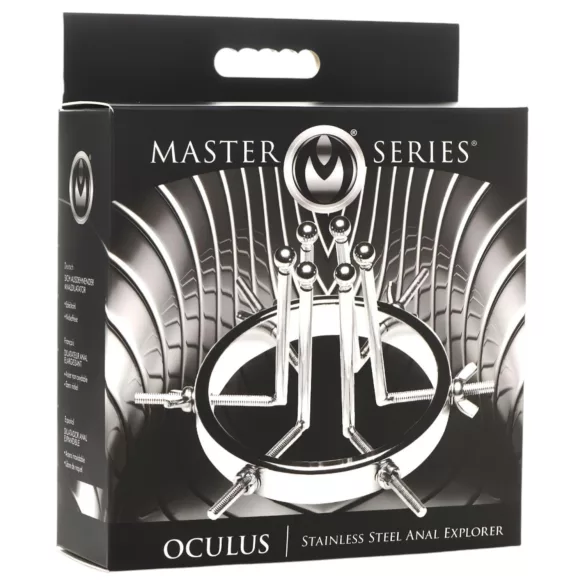 XR Brands Oculus - analinis plėtiklis - nerūdijantis plienas - sidabrinis