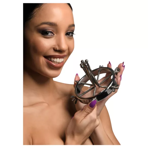 XR Brands Oculus - analinis plėtiklis - nerūdijantis plienas - sidabrinis