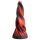 Pragaro bučinys: raudonas, keistas silikoninis dildo, 19 cm