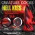 Creature Cocks Hell Kiss - susuktas silikoninis dildo - 19 cm (raudonas)