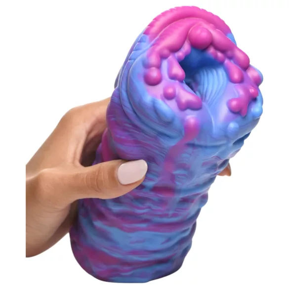 Creature Cocks Cyclone - silikoninė ateivių makštis (violetinė-rožinė)