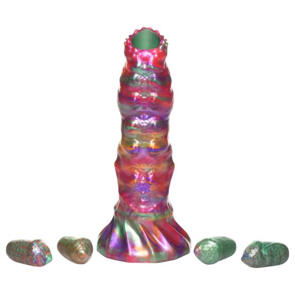 Creature Cocks Lerva - kiaušinių dėjimo ateivis dildo (vaivorykštė)