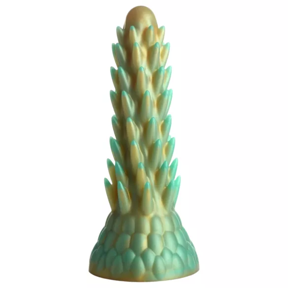 Creature Cocks Stegosaurus - silikoninis dildo - 20cm - žalia