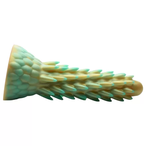 Creature Cocks Stegosaurus - silikoninis dildo - 20cm - žalia