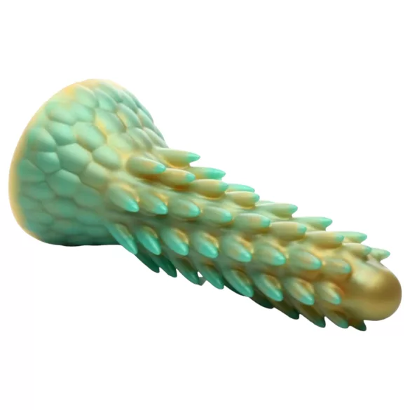 Creature Cocks Stegosaurus - silikoninis dildo - 20cm - žalia