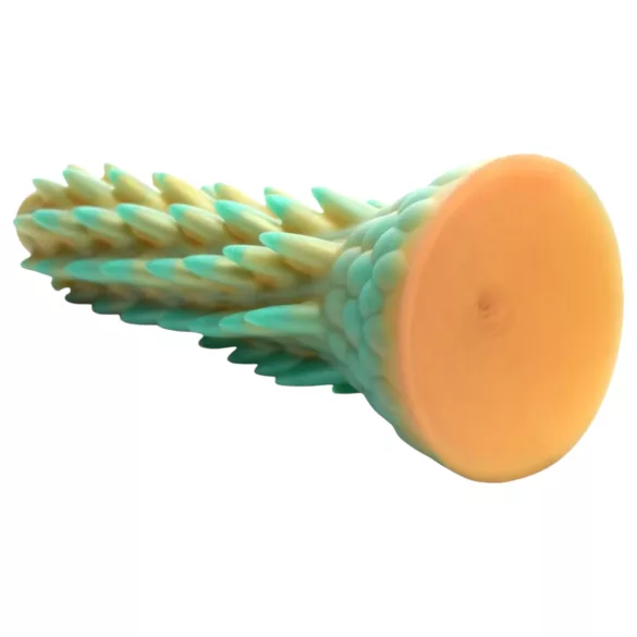Creature Cocks Stegosaurus - silikoninis dildo - 20cm - žalia