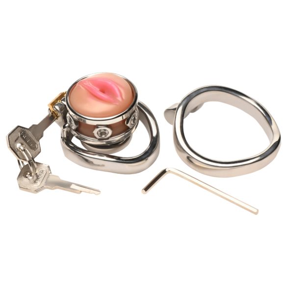 XR Brands - penio narvas su dirbtine makštimi - sidabrinis