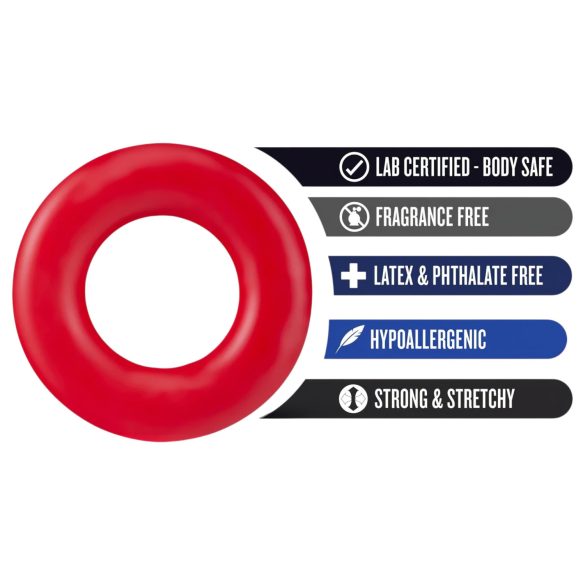 Stay Hard - penio žiedų rinkinys - raudona
