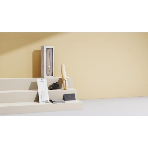 Zalo Eve - vibratorius moterims - įkraunamas, šildomas, sukinėjamas - baltas