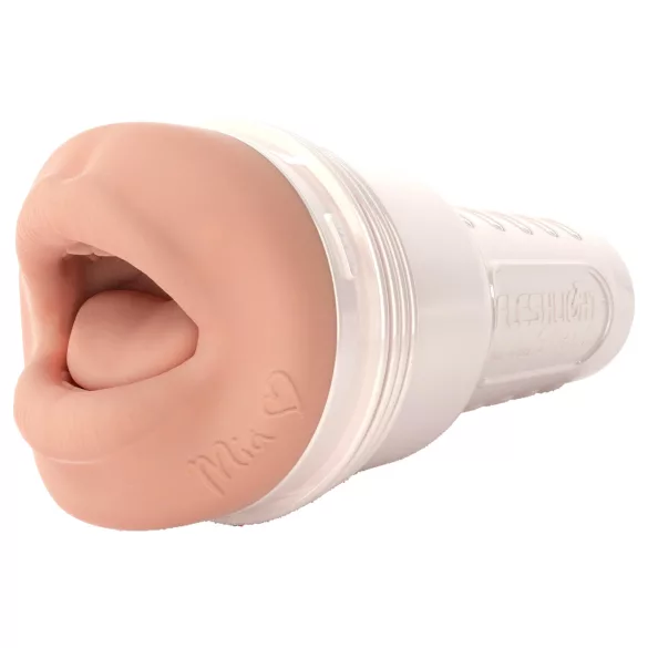 Fleshlight Mia Malkova - realistiška burnos masturbatorius - kūno spalvos