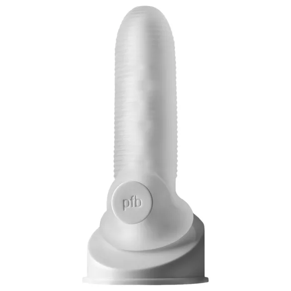 Perfect Fit - Fat Boy Micro Ribbed - penio mova (15 cm, balta)