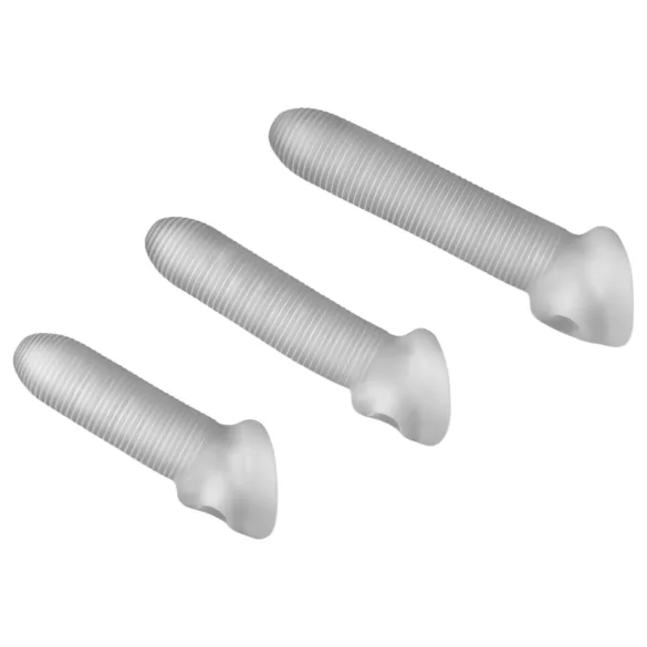 Perfect Fit - Fat Boy Micro Ribbed - penio mova (15 cm, balta)