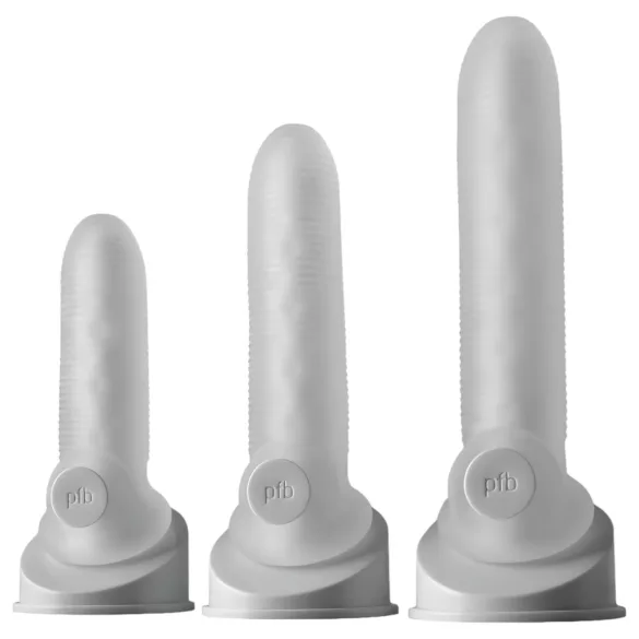 Perfect Fit - Fat Boy Micro Ribbed - penio mova (15 cm, balta)
