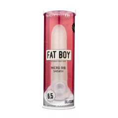   Perfect Fit - Fat Boy Micro Ribbed - penio mova (17 cm, balta)