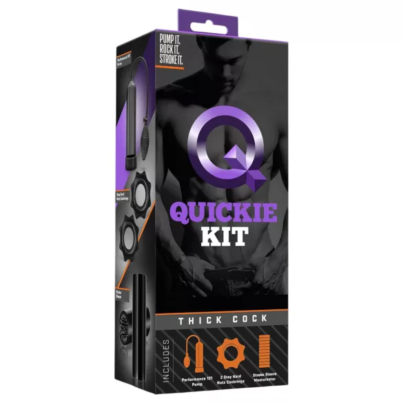 Quickie Kit - penio pompos rinkinys - storas - 4 dalių