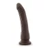 Dr. Skin 8,5 - tikroviškas dildo su siurbtuku (rudas, 20,5 cm)