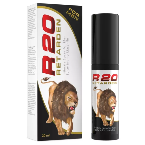 Intimateline R20 - vėsinantis uždelsiantis purškiklis vyrams (20 ml)