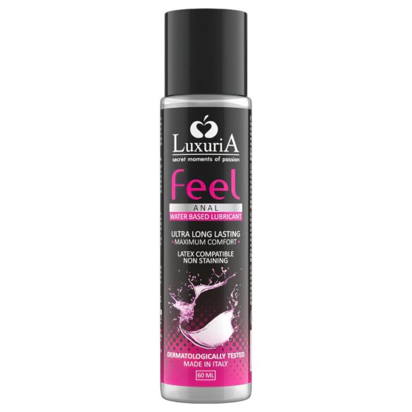 LuxuriA Feel Anal - vandens pagrindo analinis lubrikantas (60ml)