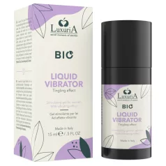   Intimateline Luxuria BIO - skystas vibratorius gelis moterims (15 ml)