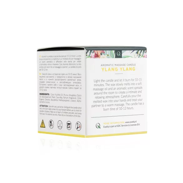 Exotiq - masažo žvakė - ylang ylang kvapas - 60g
