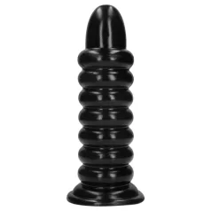   Ouch! Spiral Force - susuktas analinis kaištis (juodas) - 23,5 cm