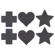 Le Désir - spenelių lipdukų rinkinys - 3 poros - juodi