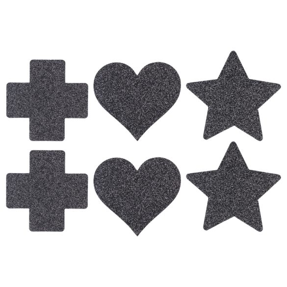 Le Désir - spenelių lipdukų rinkinys - 3 poros - juodi