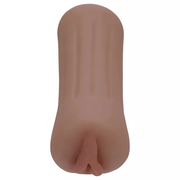 XKIN Beauty Queen Lulu - tikroviškas dirbtinis vagina masturbatorius (tamsi natūrali spalva)
