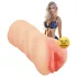 XKIN Desire Alessia - realistiška dirbtinė vagina masturbatorius (natūralios spalvos)