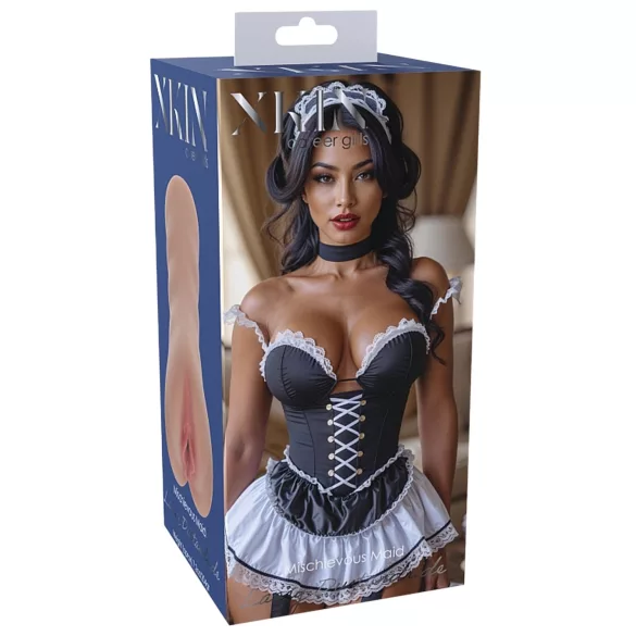 XKIN Maid Lacey - tikroviška dirbtinė vagina masturbatorius (natūralios spalvos)
