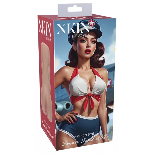 XKIN Bonnie Bombshell - realistiška dirbtinė vagina masturbatorius (natūrali spalva)