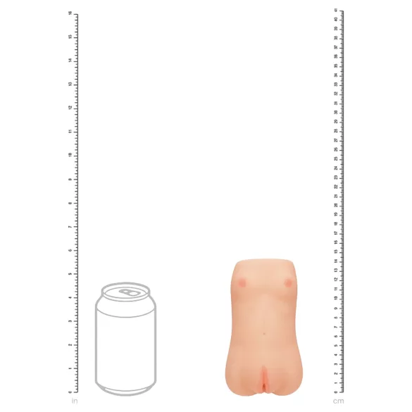 XKIN - realistiška dirbtinė vagina masturbatorius - L (natūrali)