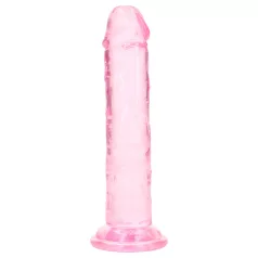   RealRock - tikroviškas dildo su siurbtuku (rožinis) - 12,7 cm