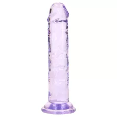   RealRock - tikroviškas dildo su siurbtuku (violetinis) - 12,7 cm