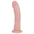 RealRock - vibratorius su siurbtuku - kūno spalvos (20,5 cm)