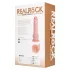 RealRock - besisukantis vibratorius - kūno spalvos 20,5 cm